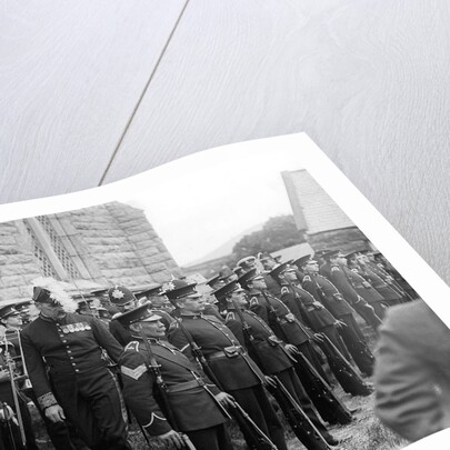 Guard of Honour, Isle of Man Volunteers, Tynwald Day, St John's, Isle of Man by George Bellett Cowen